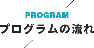 PROGRAM。プログラムの流れ。